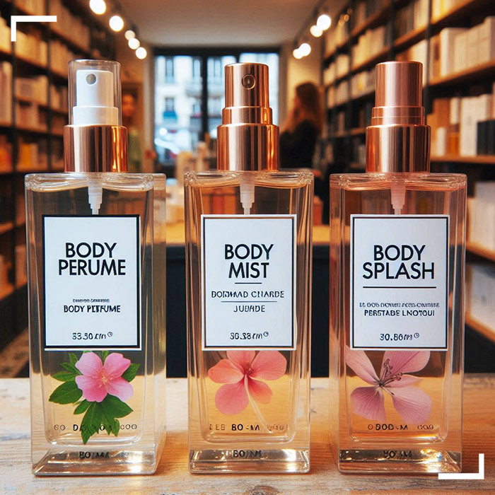 تفاوت بادی اسپلش و بادی میست و بادی پرفیوم