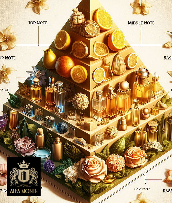 هرم بویایی نت عطر