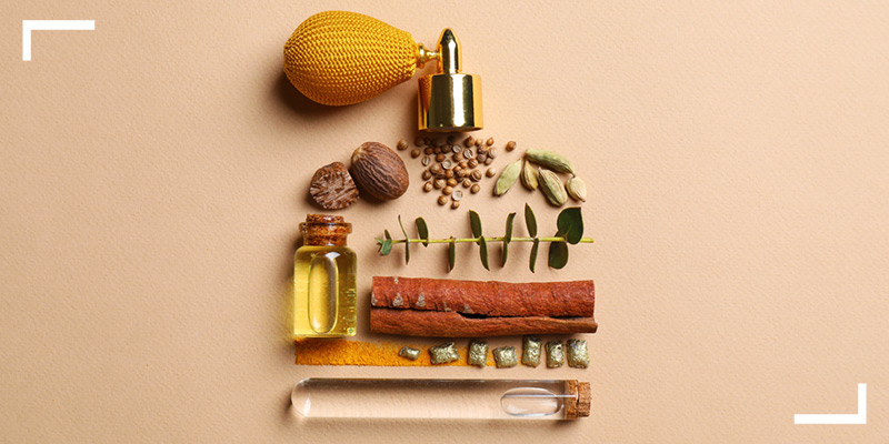 شبیه سازی نت های یک عطر