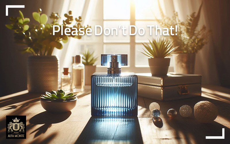 مکان اشتباه در نگهداری ادکلن و عطر: روبروی نور خورشید