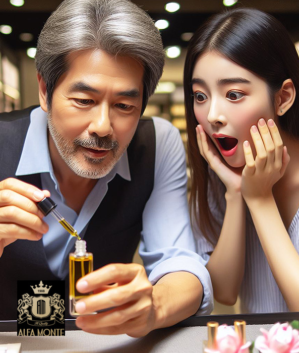 لحظه افزودن فیکساتور عطر به عطر