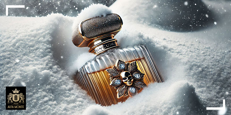 ادکلن زمستانی در میان برف و بوران